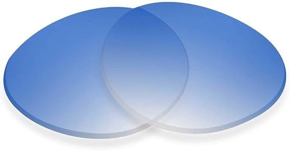 Sunglass Fix Replacement Sunglass Lenses Compatible for Garrett Leight Hampton 46mm (Non-Polarized Diamond French Blue Gradient Pair-SFx Diamond)