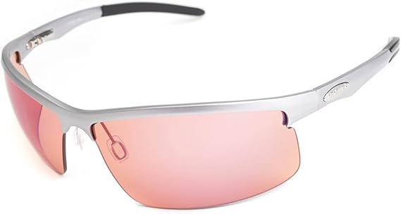 Icicles Cylinder Standard Hd Road Lens Sunglasses with Silver Frame