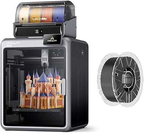 Creality K2 Pro Combo (A) 3D Printer Bundle with Hyper RFID 3D Printer Filament (Black)