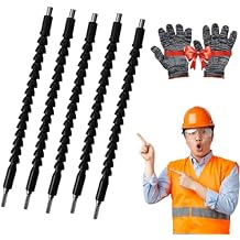 Superbit,Superbit Screwdriver Flexible,Flexible Drill Bit Extension, Super Bit, Super Bit Flexible (Black)