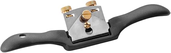 Rockler Bench Dog No. 151 Spokeshave Flat Sole - Woodworking Hand Tool for Chamfers & Roundovers - Adjustable Spoke Shave Plane - Wood Shaping Tools, Stanley 151 Style