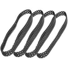 Rubber DIY Tank Track Set 4 Pieces Replacement Tracks for Robot Car Toys