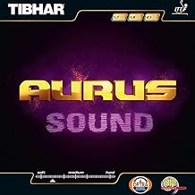 Tibhar Aurus Sound Table Tennis and Ping Pong Rubber - Red (2.1)
