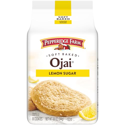 Pepperidge Farm Soft Baked Ojai Lemon Sugar Cookies, 8.6 Oz Bag 8 Cookies