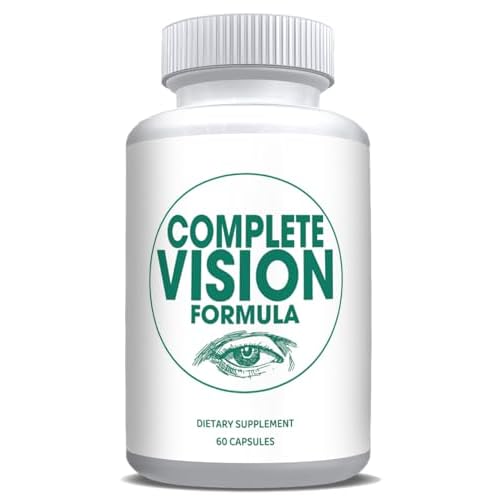 Pure Eye Health Vitamin & Mineral Supplements for Adults | #1 Complete Research Vision Formula wBilberry, Lutein, Zeaxanthin, Lycopene, Resveratrol | Supports Eye Strain, Dry Eyes 60 Capsules