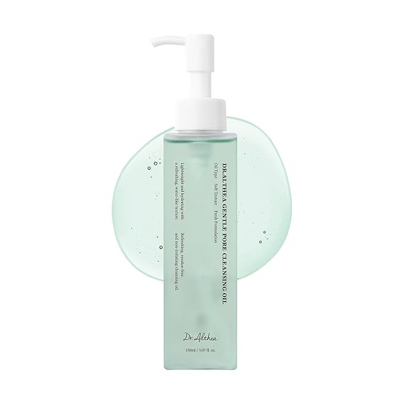 Dr.Althea Gentle Pore Cleansing Oil, Korean Skin Care, 5.07 Fl Oz | Hydrating Make Up Cleanser with Light, Non-Greasy Finish, Watery & Lightweight Texture