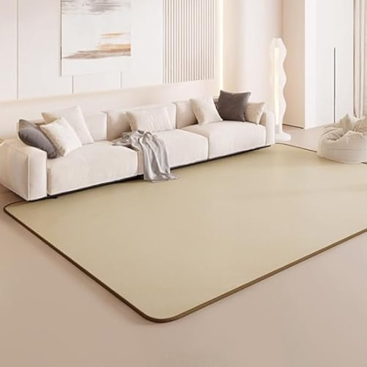 Heated Floor Mat, Graphene Electric Heating Carpet, Electric Heated Area Rug with Timer Fast Warm Up, Heated Floor Pad with Adjustable TemperatureBeige,50x100cm19.6x39.3