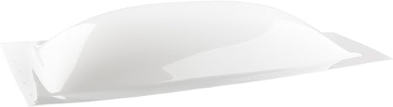 RecPro RV Skylight Dome | 14" x 30" | White | Impact Resistant