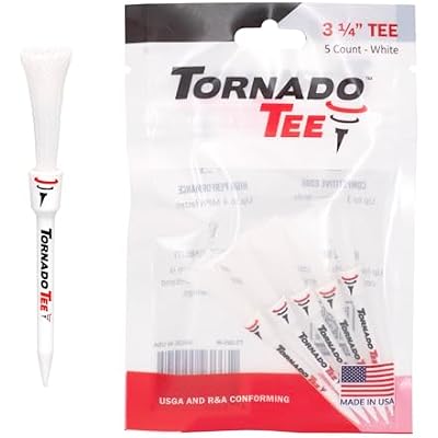 Tornado Tee White High Performance Golf Tee
