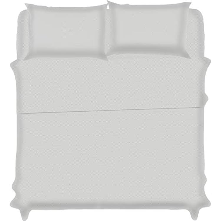 Lux Decor Collection Bed Sheet Set 4 PC Bed Sheets - Brushed Microfiber - King Size, Checkered White