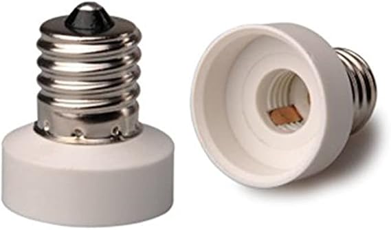 E-Simpo 15-Pack E17 to E11 Adapter,E17 to E11 Lamp Base Converter, Z1079