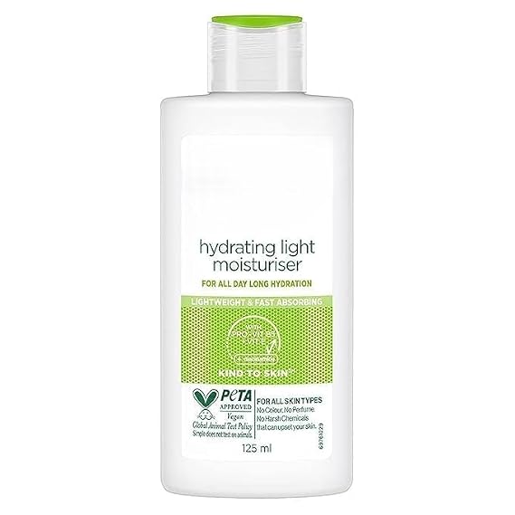 Hydrating Light Moisturiser Lotion | For All Day-Long Hydration | For All Skin types | 125 ml Pack Of 1