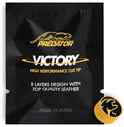 PREDATOR Victory Soft Pool Billiard CUE TIP - 1 pc - 8 Layers -13 mm
