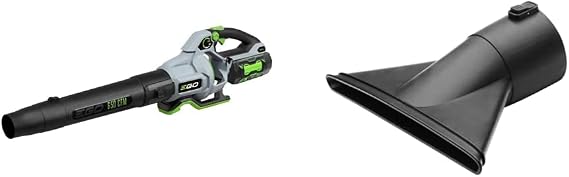 650 CFM Variable-Speed 56-Volt Cordless Leaf Blower Bundle with Flat Spread Nozzle