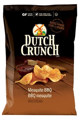 Old Dutch Crunch Mesquite BBQ Kettle Chips One Large Bag (Imported from Canada)