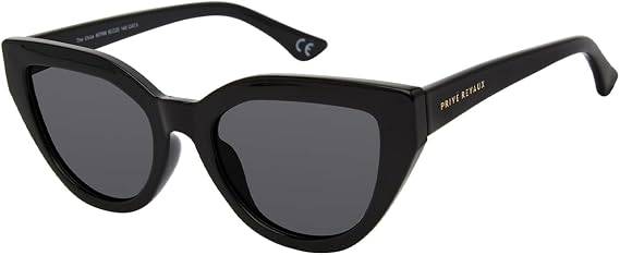 Prive Revaux The Chica Cat-Eye Sunglasses Handcrafted, Scratch & Impact Resistant Lenses, 100% UV Protection For Women