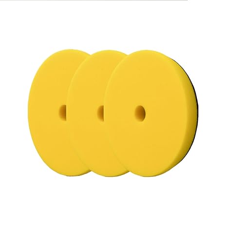 Jescar Yellow Foam Polish Pad (3 Pack- 6.5")