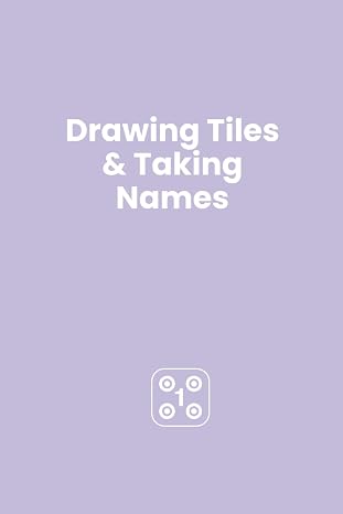 Drawing Tiles & Taking Names: A Mahjong game tracker. Fun gift for Mahjong players. (Mahjong Game Tracker Series)