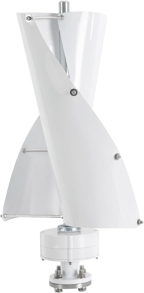 Wind Generator 100 W Vertical Wind Turbine 2-Blade Wind Turbine for Home Business and Industrial Power Supply