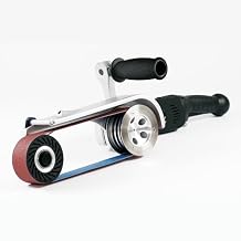 CS Unitec | 38502A | PIPE-MAX Electric Pipe Belt Grinder Kit for Pipes and Handrails. 15 Amps, Variable Speed, 11.25 Lbs - Made in Germany