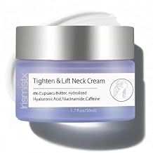 Neck Cream, Neck Creams for Tightening and Firming, Anti Aging Tighten & Lift Face Cream for Wrinkles, Skin Tightening Cream for Face, Neck, Chest & Decollete.