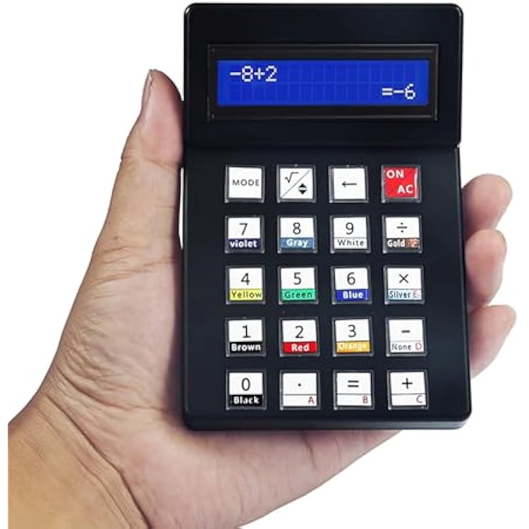 Electronic Calculator Soldering Practice Kit Desk Calculator Soldering Project Kit Electronic DIY Kits with 1602 LCD Display HUAGZIMO
