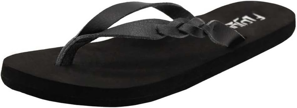 Flojos Women's Serenity Sandal, Black, 8 M US