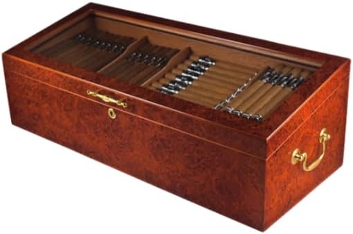 6 Bin Display Cigar Humidor Box, Countertop Display Humidor,
