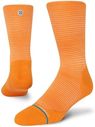 Stance Variegated Crew Socks (Medium, Rust)