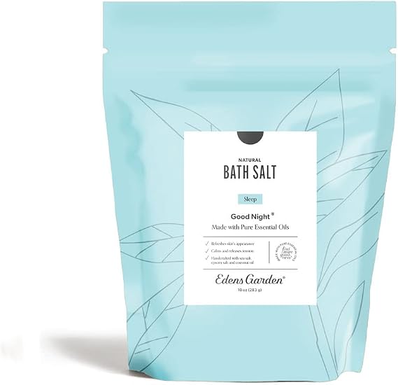 Edens Garden Good Night Salt Soak Sleep Blend with Pure Essential Oil