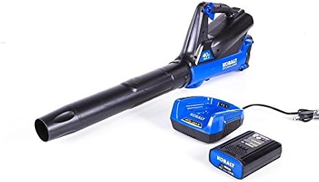 Kobalt 40-Volt Max Lithium Ion (Li-ion) 350-CFM 100-MPH Medium-Duty Cordless Electric Leaf Blower