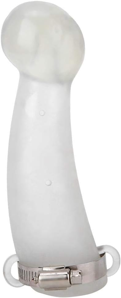 DEWIN 2 Pcs Silicone Cow Horn Protector - Round Cornered Silicone Safe Cow Calf Cattle Bull Horn Anti-Fight Protective Cover Protector