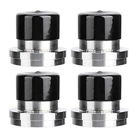 4pcs 2.717in Trailer Stainless Steel Lubricator Tool Accessory Wheel Bearing Dust Cap