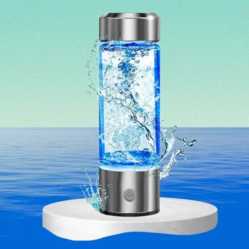 H2next Hydrogen Water Bottle - Rechargeable Portable Generator, 14 Oz, 6000PPB Pure Hydrogen Water