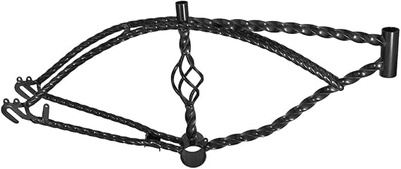 Lowrider Bike 20 Inch Cage Twisted Frame Black. Bicycle Frame
