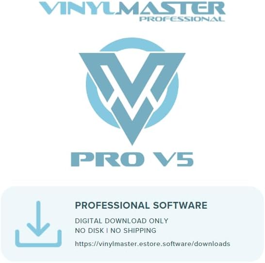 Professional Edition Graphic Design Print and Cut Software for PC VinylMaster PRO (No Disk)