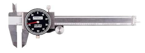 Fowler Dial Caliper with 0-4" Range Shockproof (Black Dial) (520087141)