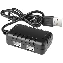 RC Remote Control Car 7.4V USB Socket Charger 2000mAh Dual JST-XH Compatible with RC Vehicles Trucks Tanks Drones