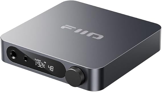 FiiO K11 Desktop 1400mW Power Balanced Headphone DAC & Amplifier 384kHz/24Bit DSD256 for Home Audio/PC 6.35mm/4.4mm/RCA/Coaxial/Optical (Titanium)