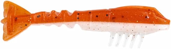 BaitFuel Saltwater GO2 Shrimp | Premium Soft-Plastic Shrimp Imitation | F.A.S.T. Scent & Inshore Predator Tail Action | New Penny, 3 1/2-Inch