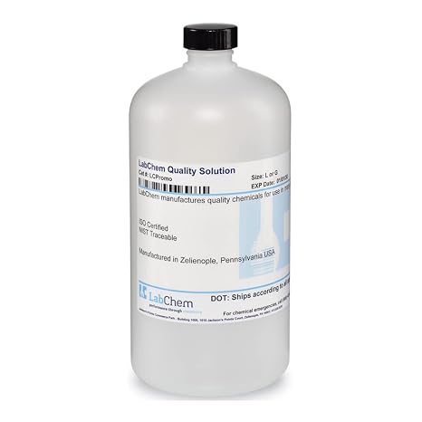 LabChem LC228502 Sodium Acetate Solution, 2.0M (2.0N), 1 L Volume