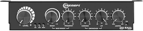 Taramp's EQ BASS Digital Audio for Control Your Bass Volume, with RCA Output/Input, Perfect Match The Output Signal Levels of virtually al Models of CD/DVD Head Units, Frequency Response to 250HZ.