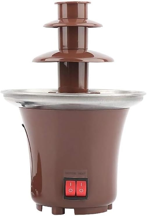 MINI Chocolate Fountain Machine Small Electric Chocolate Fondue Fountain Machine for Party for Candy Butter Cheese