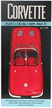 Corvette Color Chips Guide Paint Codes