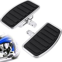 Motorcycle Floorboards, Adjustable Rider/Driver/Passenger Footboards Footrest Universal Foot Pegs Front/Rear Pedal for Honda VTX1300/1800 Shadow 1100 Yamaha V Star 650 Suzuki C50 Kawasaki Accessories