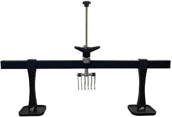 Car Dent Bar Hand Puller Pull Lever Pulling Kit Removal Hammer Repair Auto Body Tool (Black)