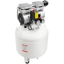 750W 40L Dental Medical Silent Air Compressor 115PSI Powerful Silent Air Pump 110V Steel Tank Air Compressor Portable Oilless Airpress Tool