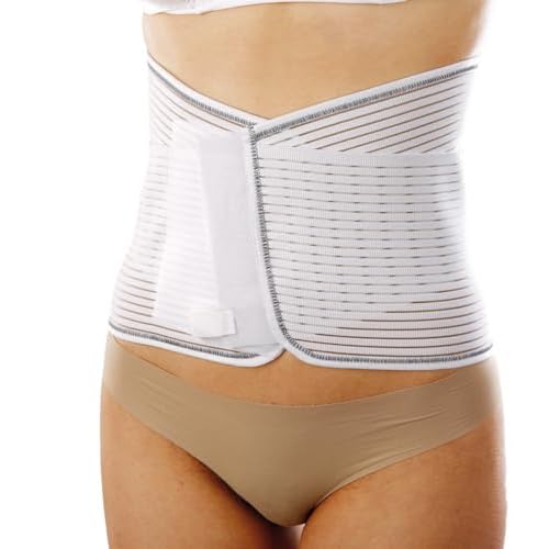 Semi-rigid Lumbosacral Belt Ref. 3080 White Colour Size XL inch. 37.40-40.94 95-104 cm.
