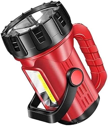 Flashlight, Super Bright High Lumens, 10000mah Hand Held Spot Search Lights Large Heavy Duty Waterproof Boat Torch Portable Lantern