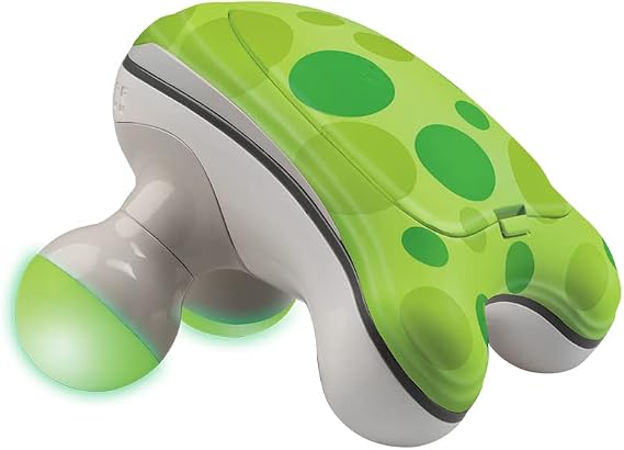 Homedics Ribbit Mini Handheld Massager Green, Blue or Pink (Color May Vary)